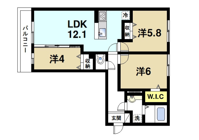 エストレヤの間取り図2