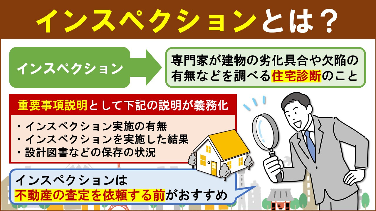不動産売却前におこなうインスペクションとは