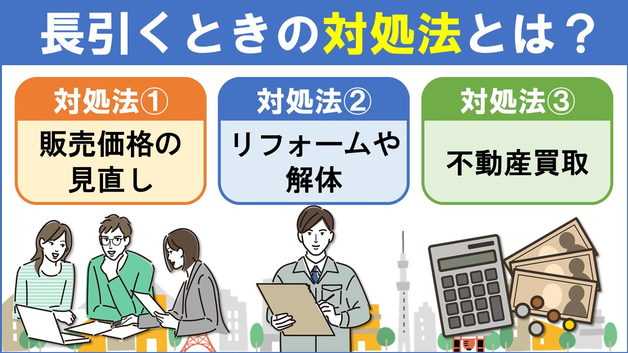 不動産売却が長引くときの対処法とは?