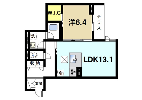 シャーメゾンレジデンス学園北の間取り図2