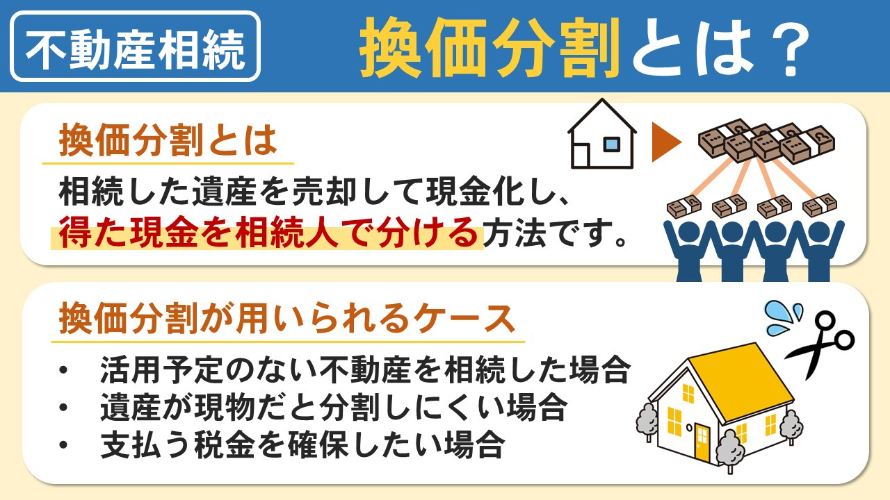 相続における換価分割とは?