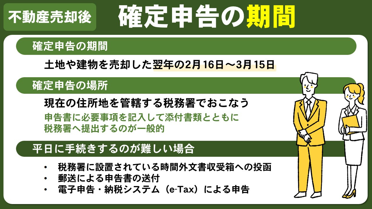 不動産売却における確定申告の期間