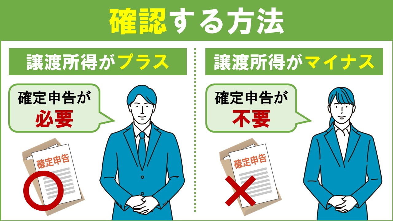 不動産売却後に確定申告は必要?不要?①確認する方法