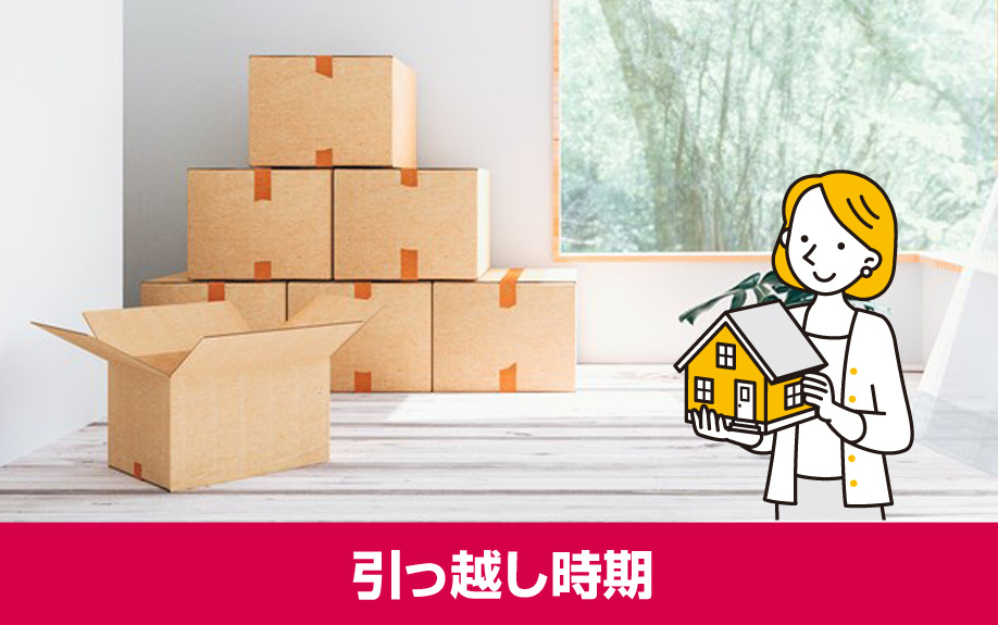 引っ越し時期により賃貸物件の家賃が安くなる