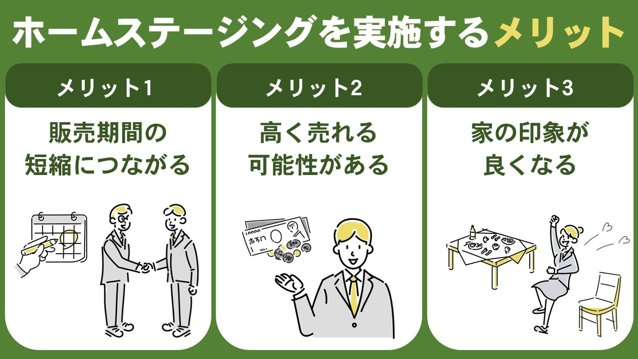 家の売却時にホームステージングを実施するメリット