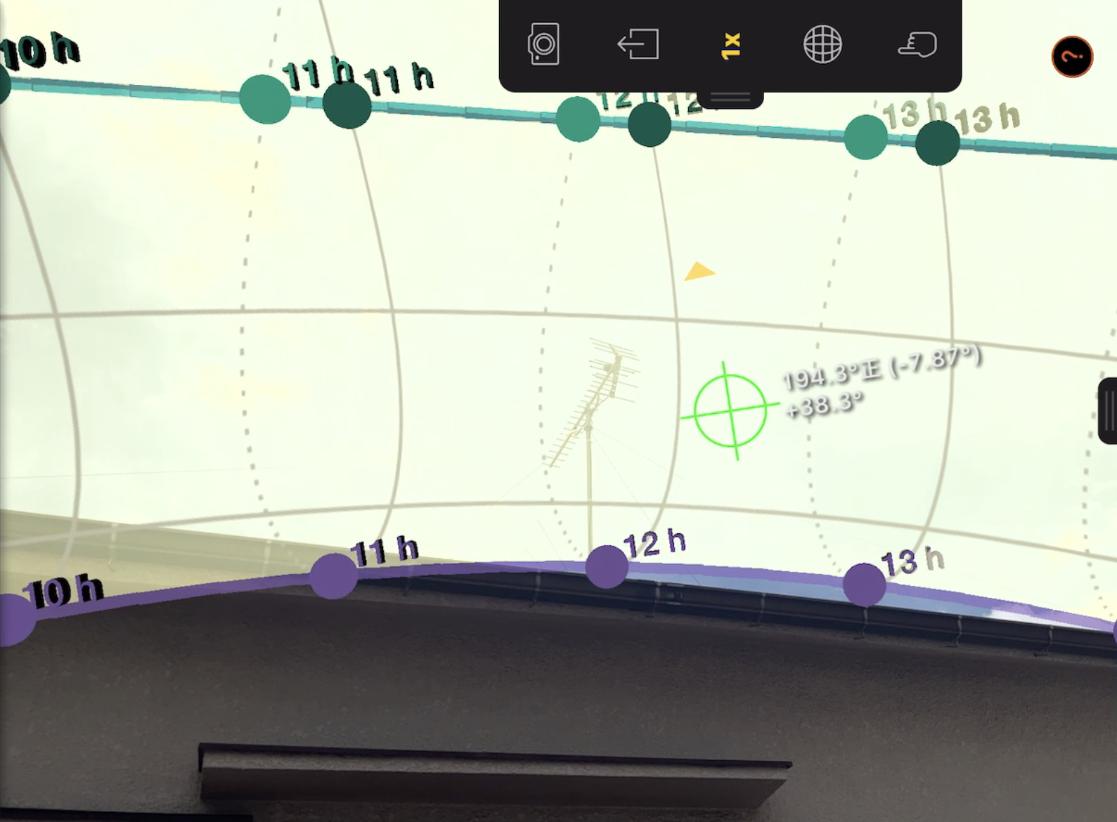 地上4mの陽当たり