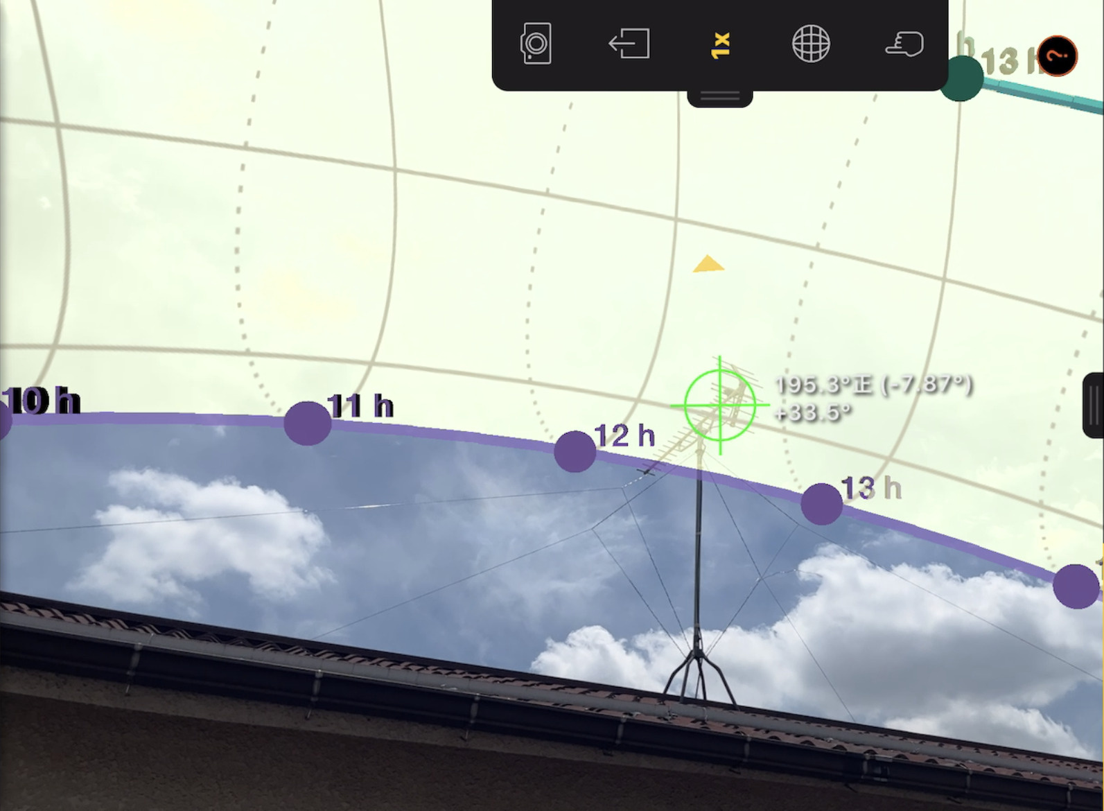 地上4mの陽当たり