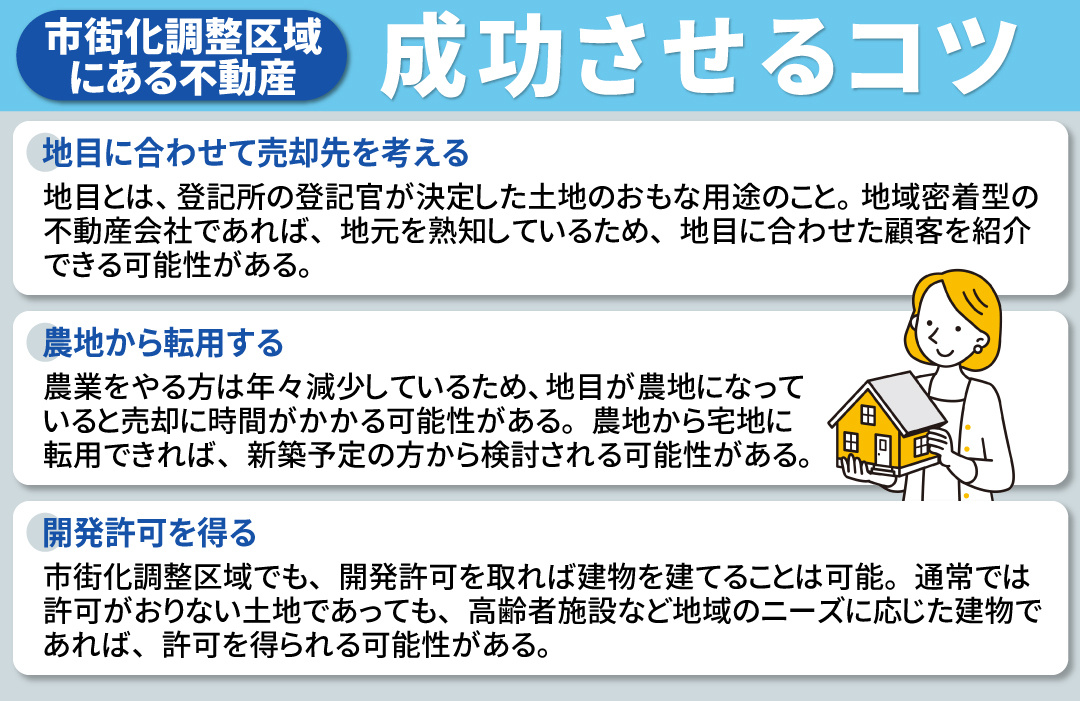 市街化調整区域にある不動産の売却・買取を成功させるコツ