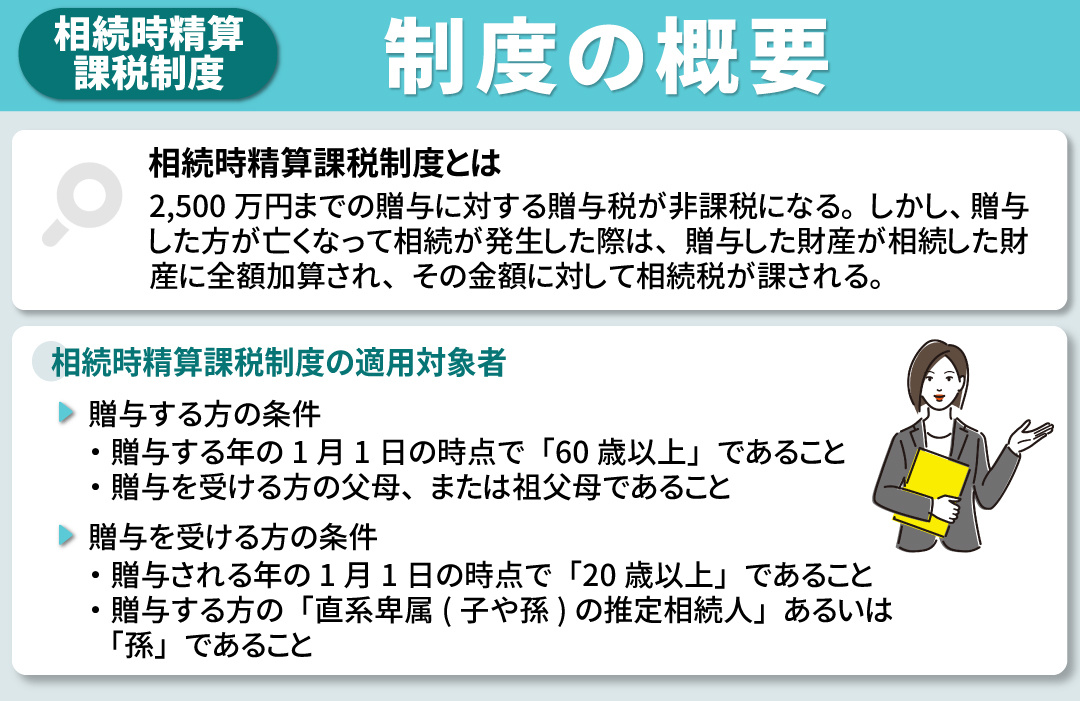 相続時精算課税制度で節税は可能?制度の概要と適用対象者とは