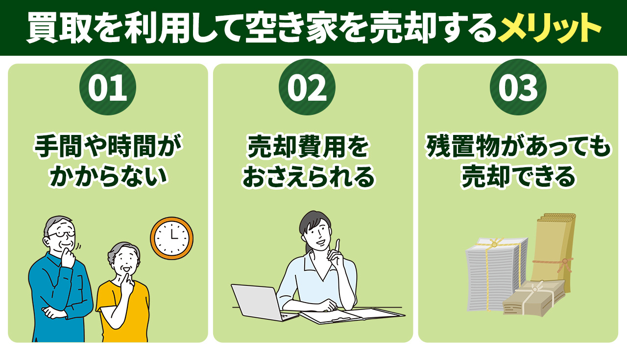 空き家買取のメリットとは