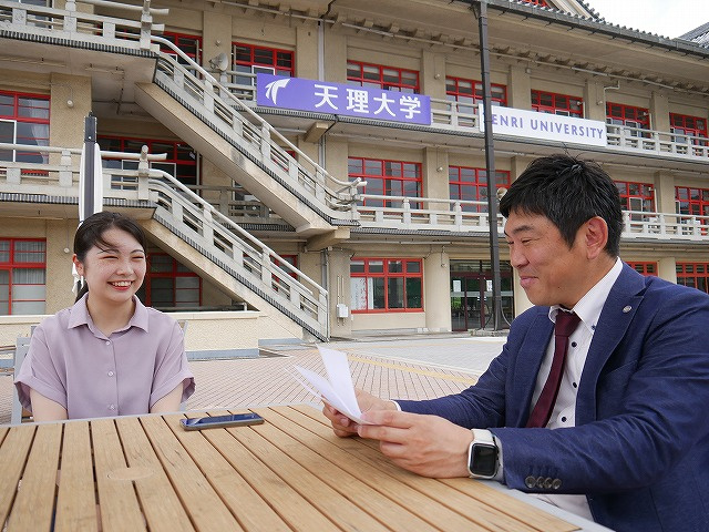 「天理は優しい人が多いから心配ない」先輩の温かいエール