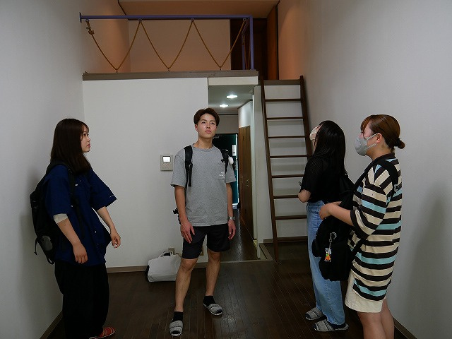 天理大学×賃貸のマサキ お部屋作りプロジェクト2023 レポートvol.2~現地見学会~