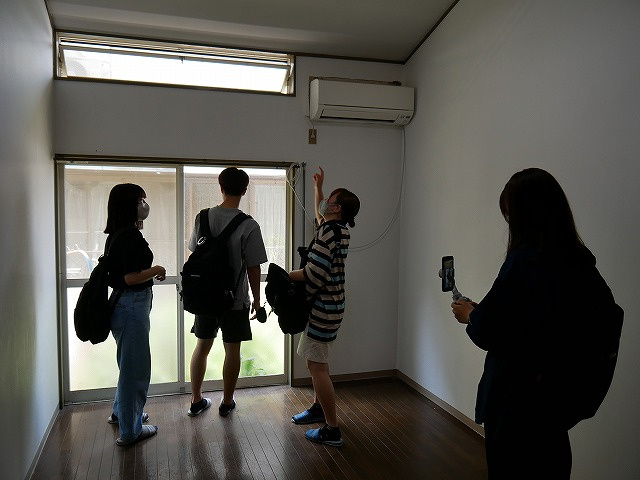 天理大学×賃貸のマサキ お部屋作りプロジェクト2023 レポートvol.2~現地見学会~