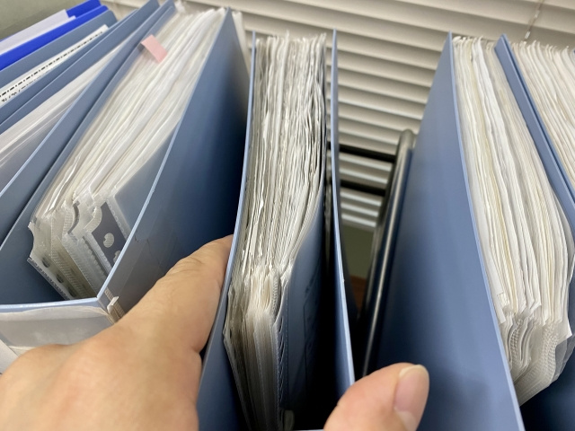 書類の整理方法は?