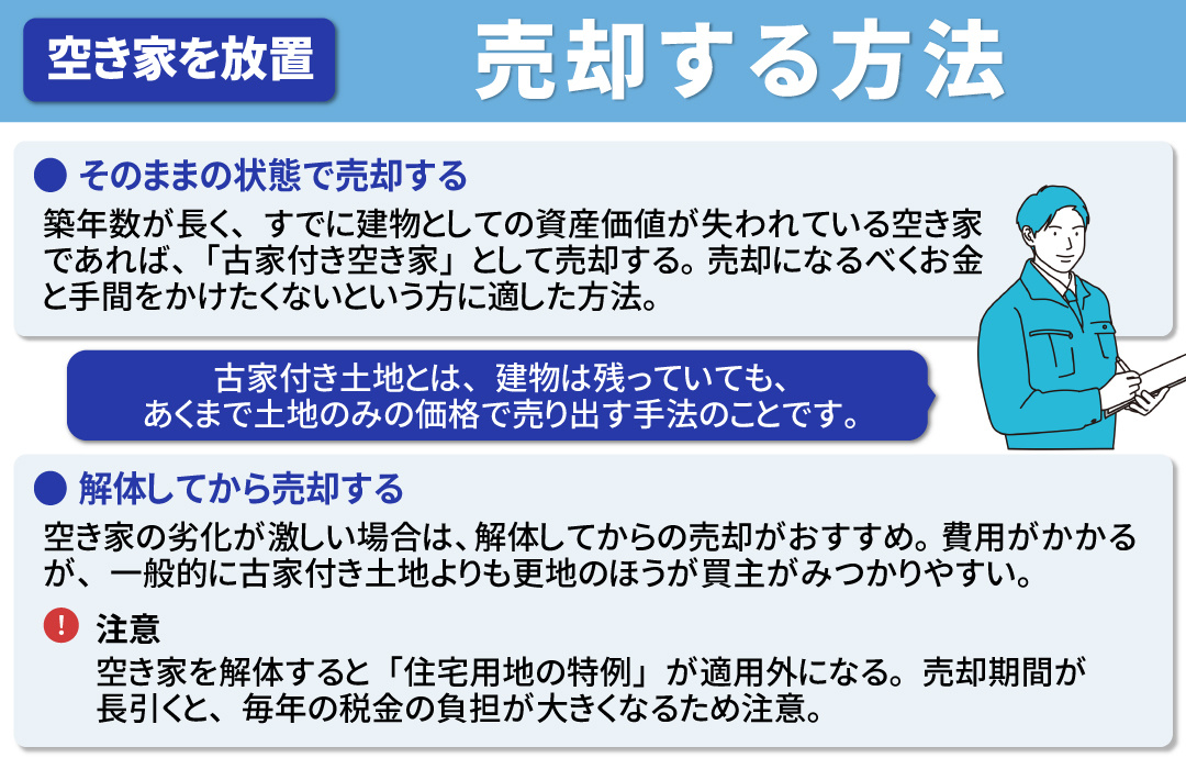 放置していた空き家を売却する2つの方法とは