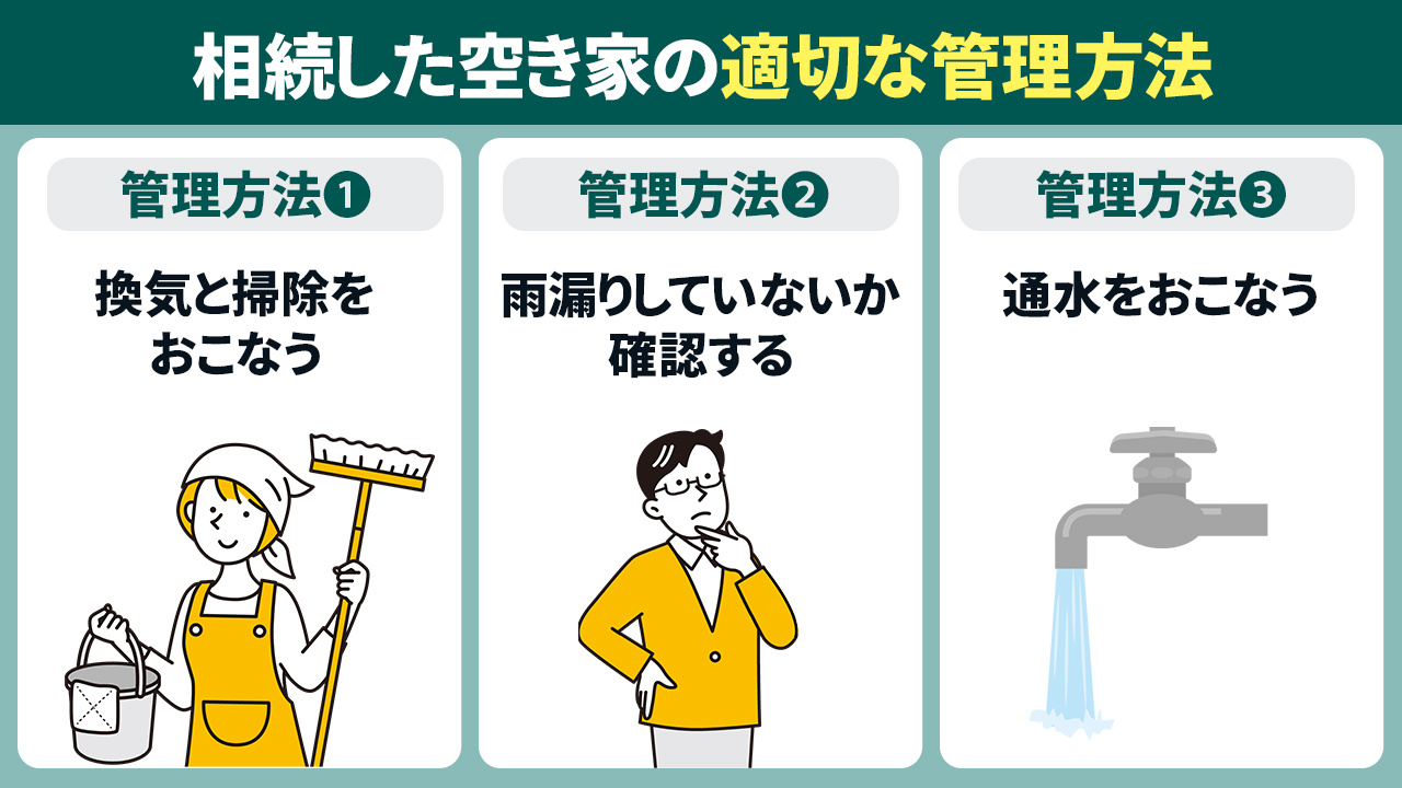 相続した空き家の適切な管理方法とは