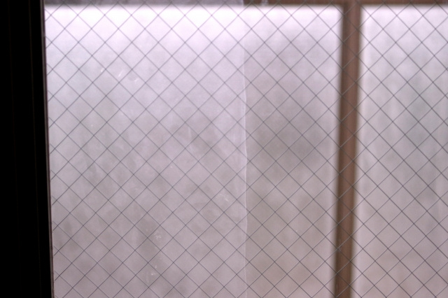 ベランダの窓ガラスについて