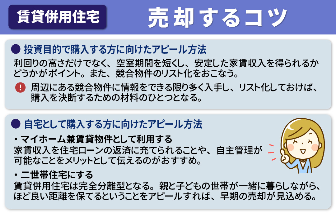 賃貸併用住宅を売却する際のコツ
