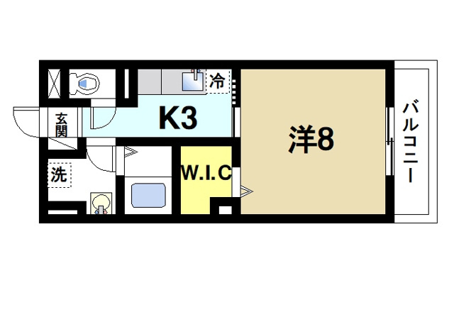 カーサあやめ池の間取り図3