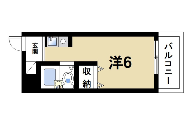 シティパレスあやめ池P8の間取り図3