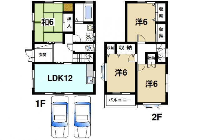 倉田邸の間取り図1