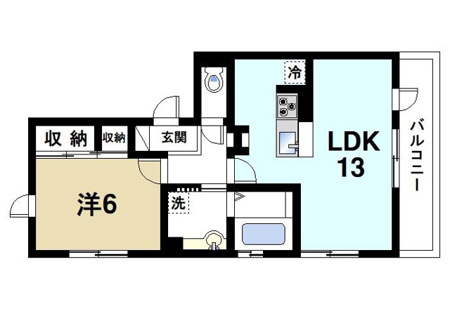 アプリコットコートの間取り図1