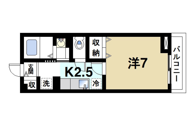 アルバ学園前の間取り図1