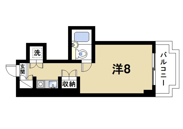 クレアーレ学園前の間取り図1
