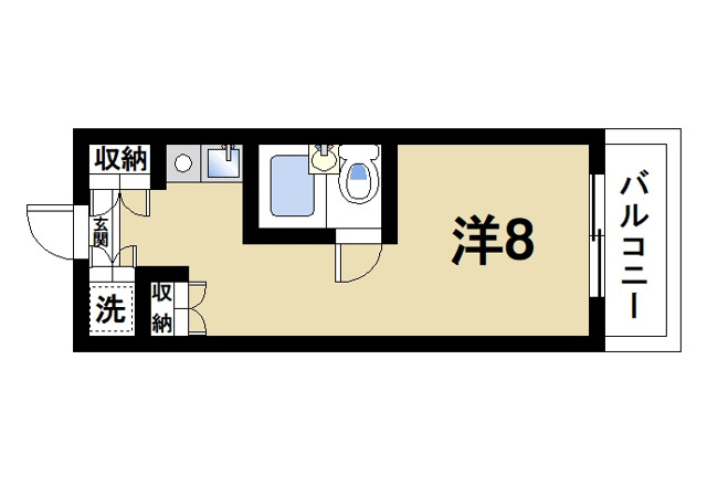 クレアーレ学園前の間取り図2
