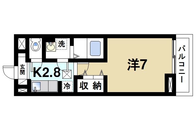 スカイパレスⅣの間取り図1