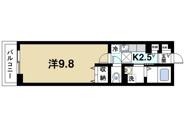 サンセール辻の間取り図1