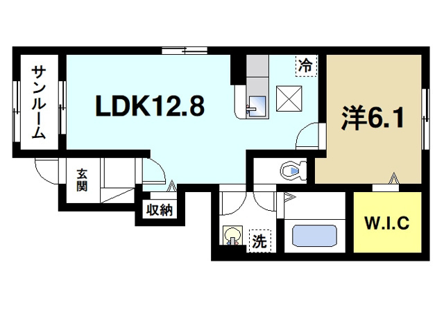 メゾン ラ シャンスNの間取り図1