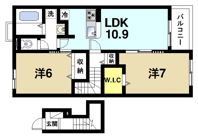 メゾン ラ シャンスSの間取り図2