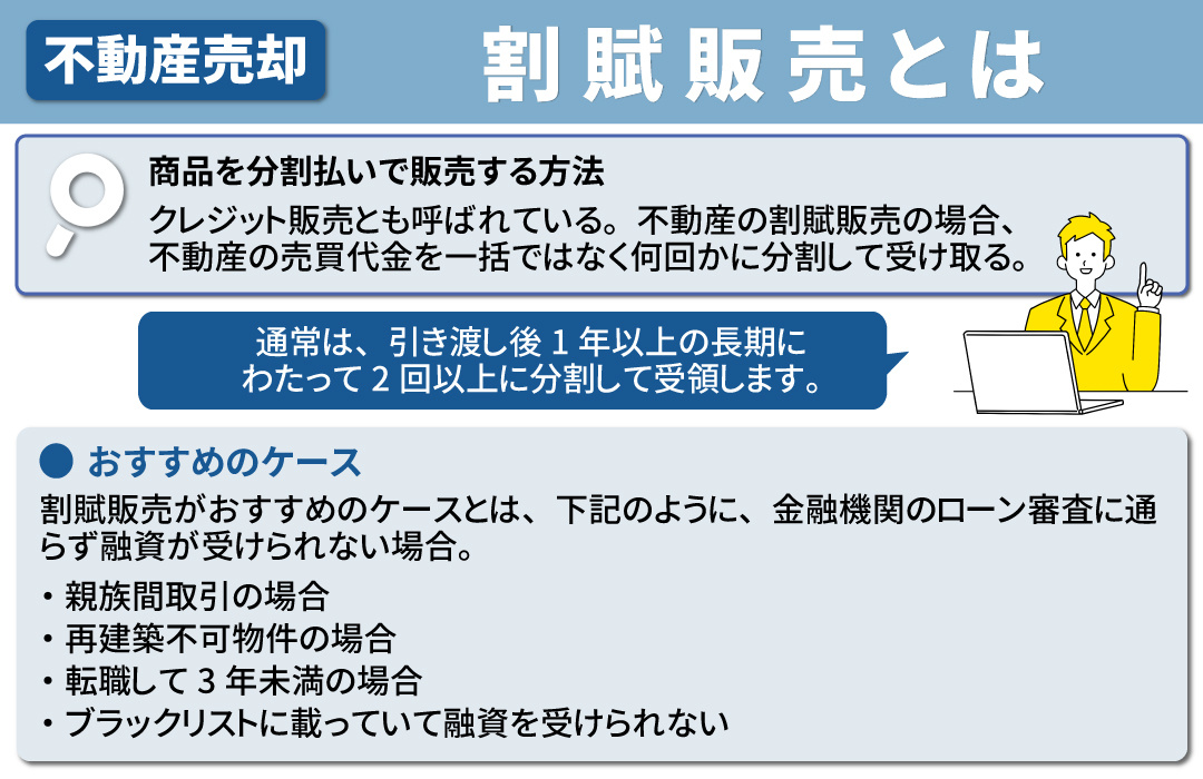 不動産売却における割賦販売とは