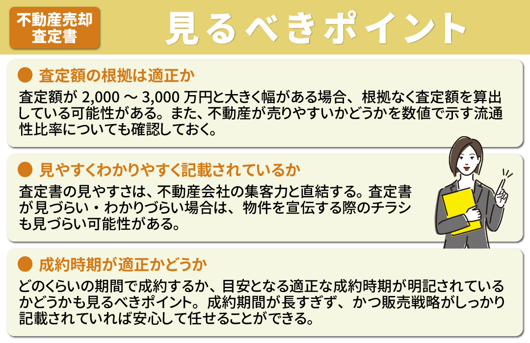不動産売却時の不動産査定書で重点的に見るべきポイントとは?