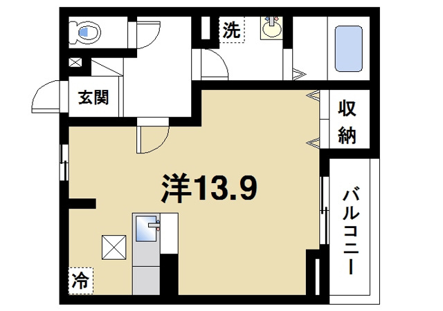 クイーンズパレス さくらいの間取り図1