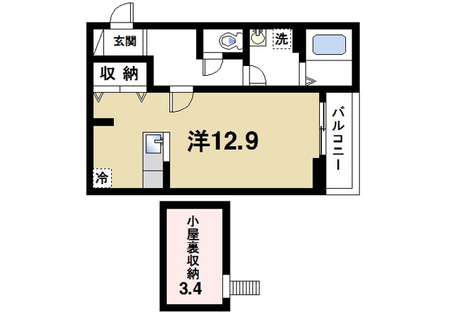 クイーンズパレス さくらいの間取り図3
