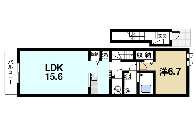 リリーミニヨンの間取り図2
