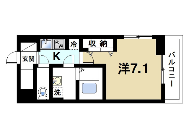 コモドビラNⅠの間取り図1