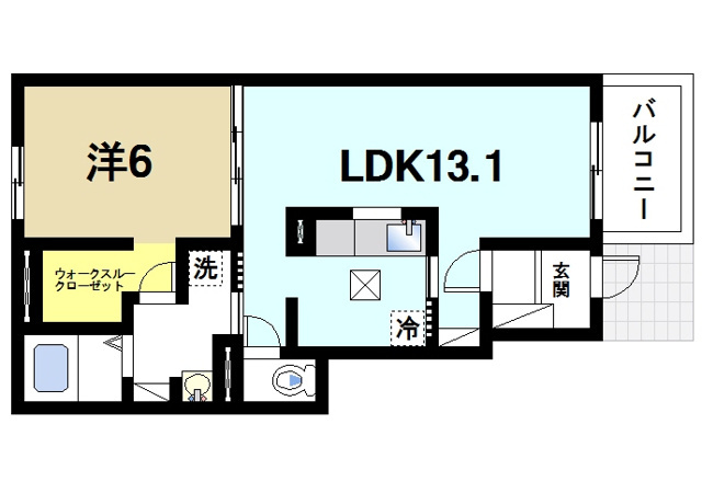 イストワールの間取り図1