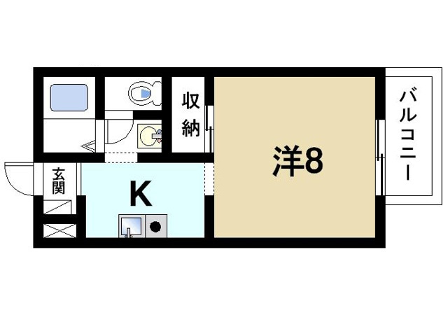 クレール桜井の間取り図1