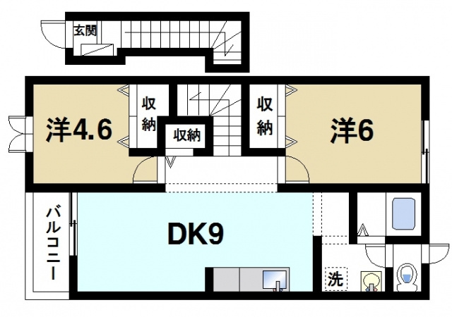 エーデル南の間取り図2