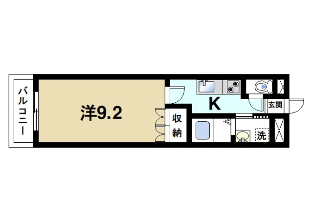 クレドール2番館の間取り図1
