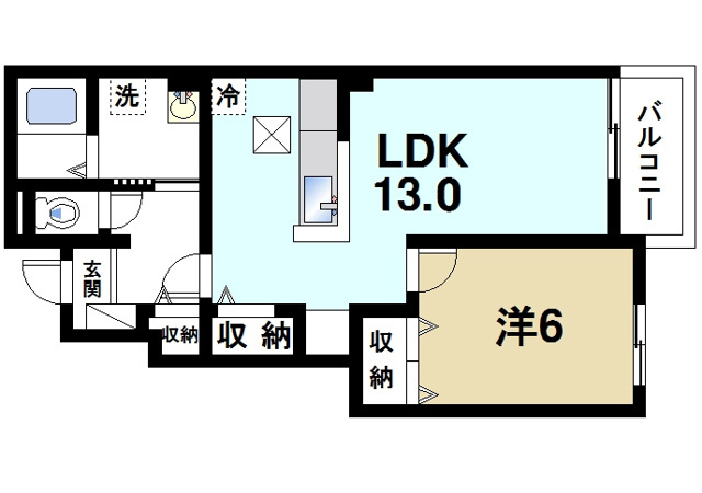 Current mode(カレント モーデ)の間取り図1