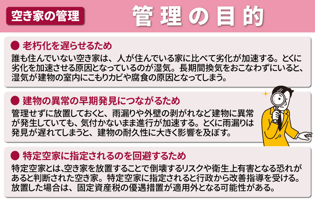 空き家はなぜ自分で管理しなければならない?管理の目的とは