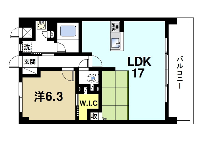 K-TERRACEあやめ池の間取り図2