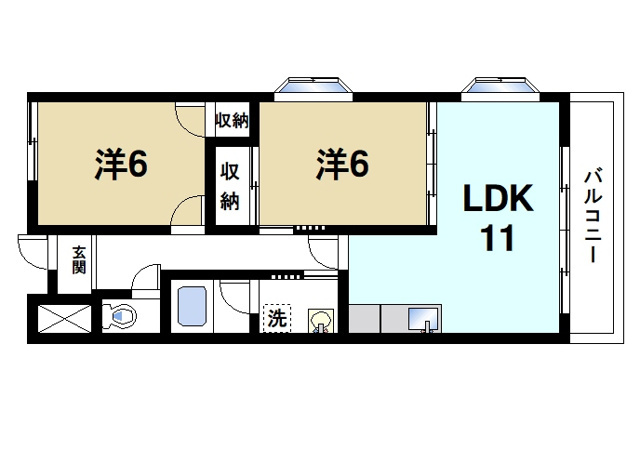 ウェルネスイトーピアステージⅤ(5)の間取り図1