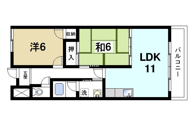 ウェルネスイトーピアステージⅤ(5)の間取り図2