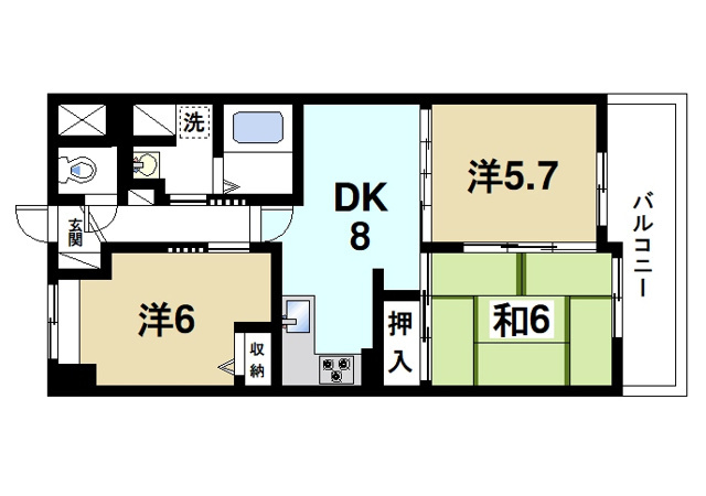 CENTURY・アスカⅨの間取り図2