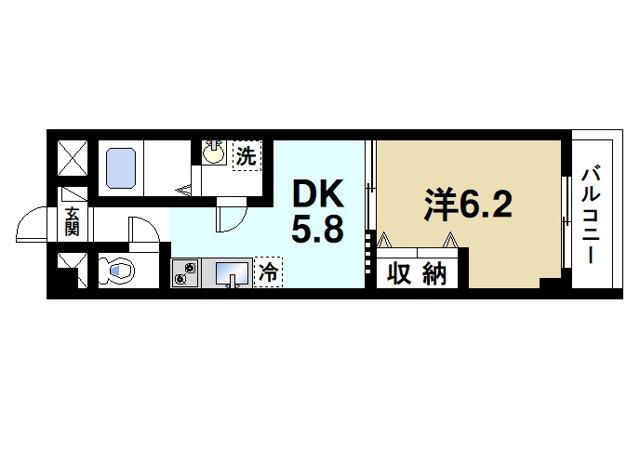 アプローズ(小泉町東)の間取り図1